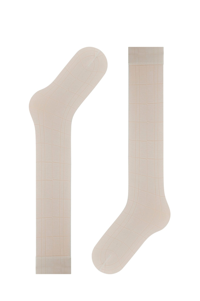 Гольфы женские ванильные Solid Lounge 50 den 4