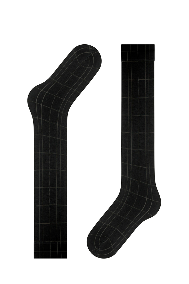 Гольфы женские чёрные Solid Lounge 50 den 4