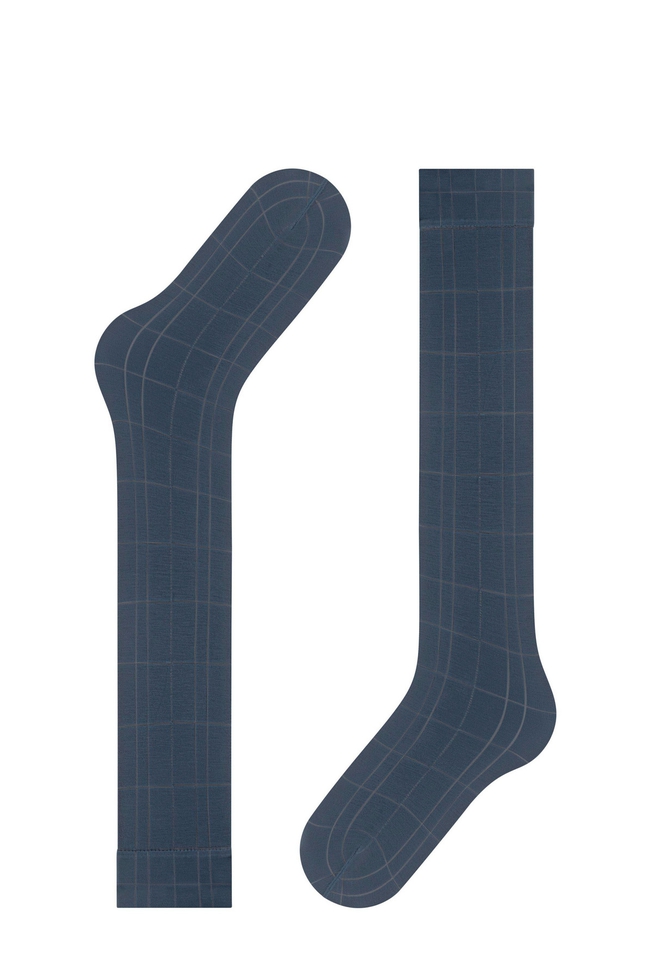 Гольфы женские синие Solid Lounge 50 den 4