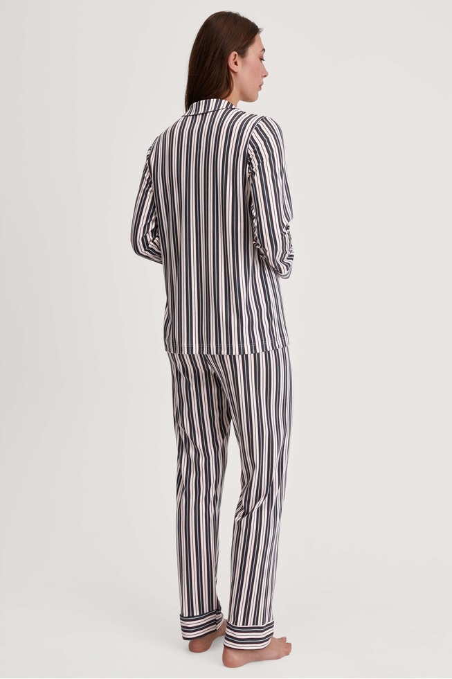Женская хлопковая пижама с брюками 2