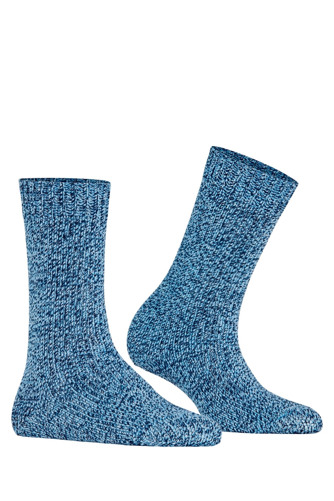 Носки женские синие Marble Cloud 3