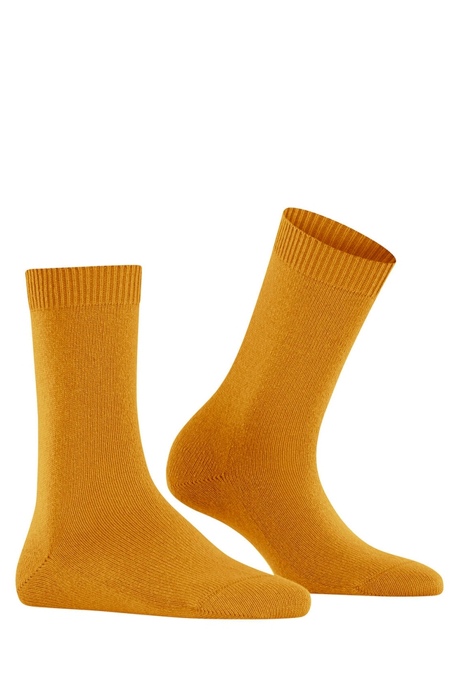 Носки женские жёлтые Cosy Wool 3