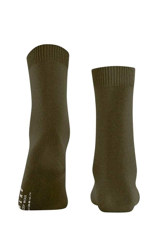 Носки женские зелёные Cosy Wool 2