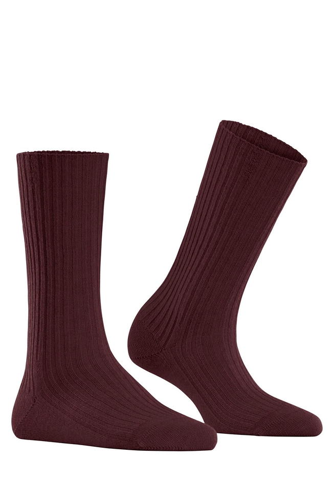 Носки женские бордовые Cosy Wool Boot 3