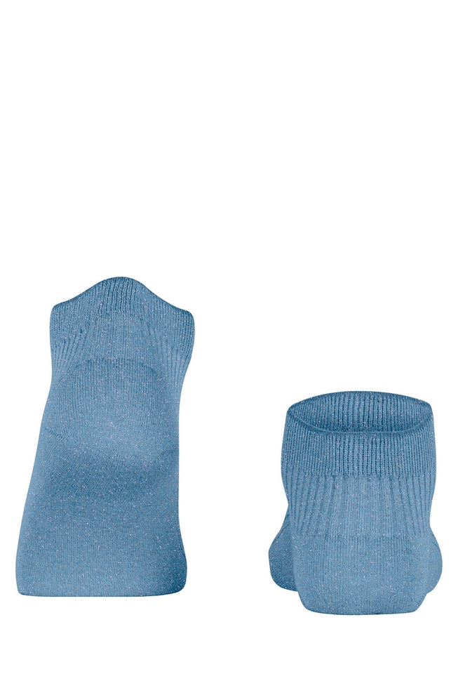 Носки женские синие Shiny Rib 2