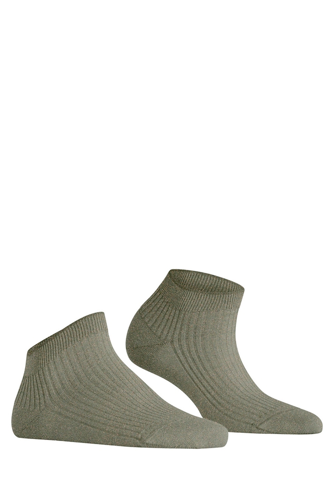 Носки женские зелёные Shiny Rib 3