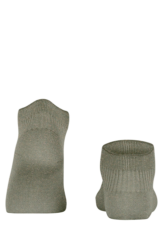 Носки женские зелёные Shiny Rib 2