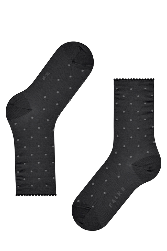 Носки женские чёрные Spike Dot 4