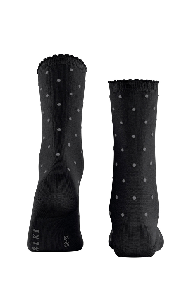 Носки женские чёрные Spike Dot 2