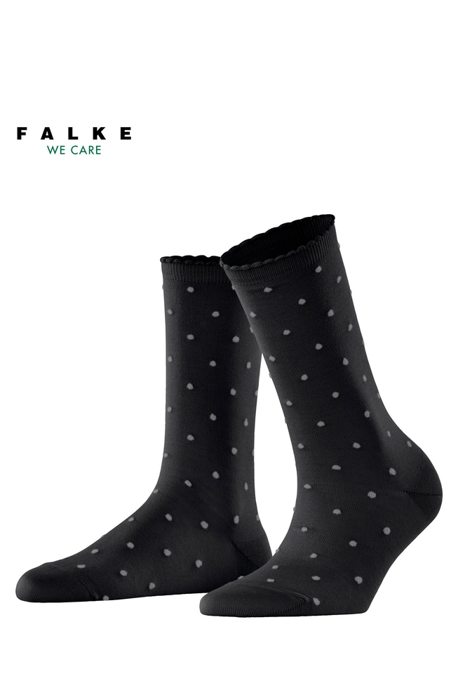 Носки женские чёрные Spike Dot 1