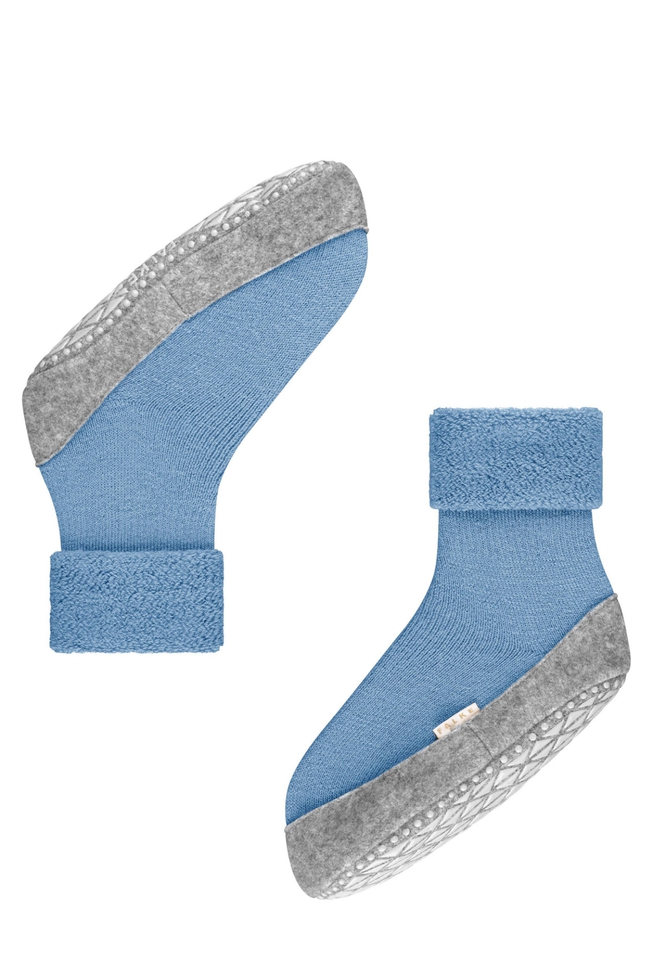 Женские голубые носки с подошвой Cosyshoe 3