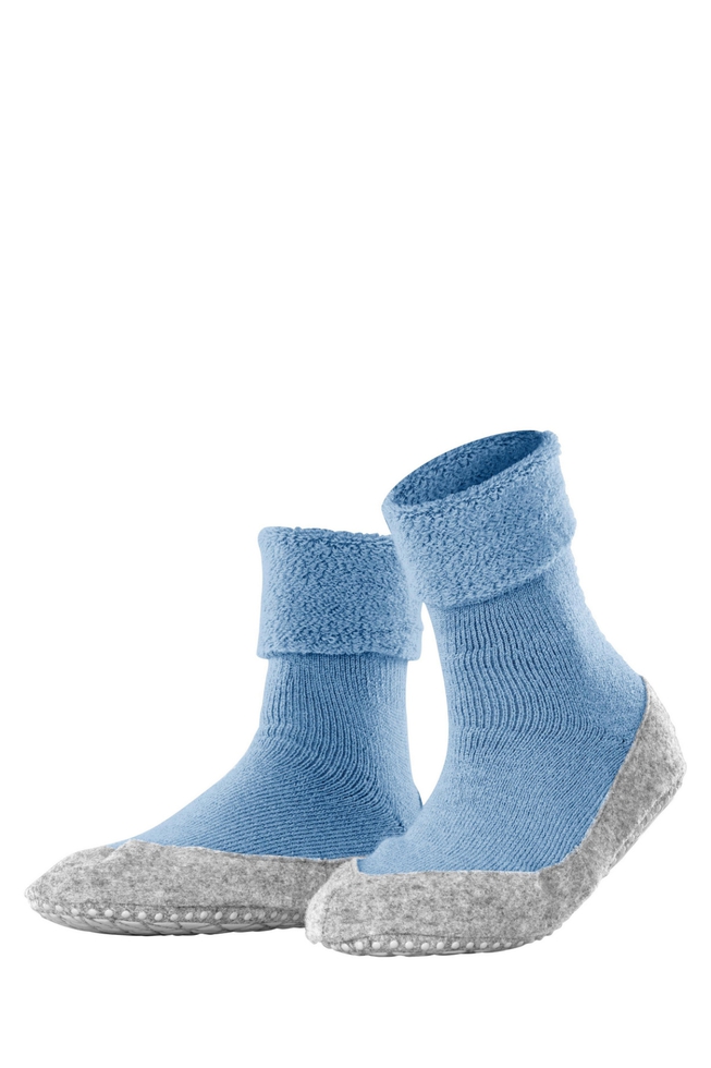 Женские голубые носки с подошвой Cosyshoe 1