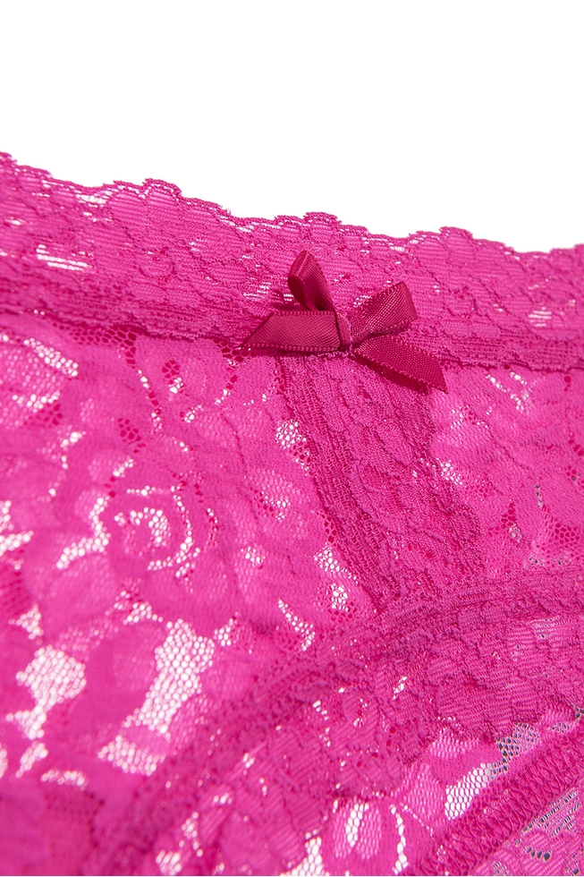 Женские кружевные трусы-шорты 7