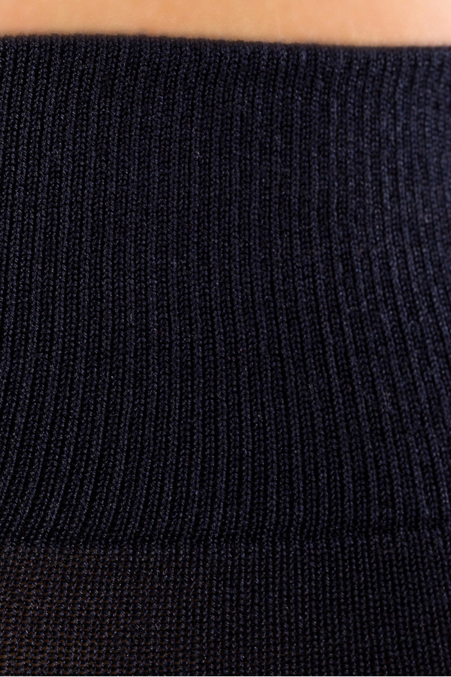 Колготки темно-синие из шелка No. 2 Finest Silk 2