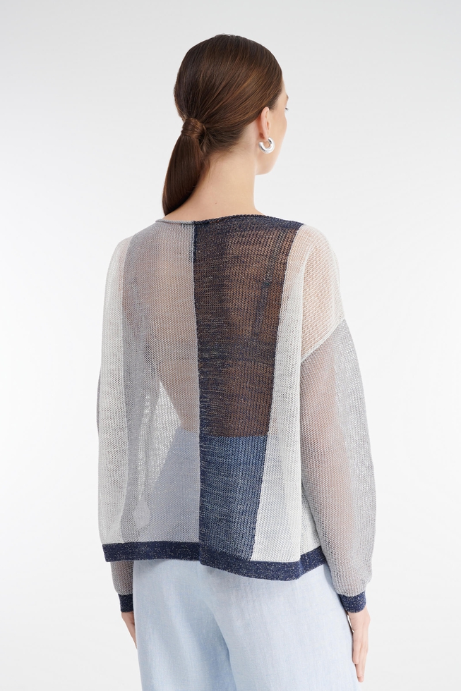 Женский разноцветный джемпер 2