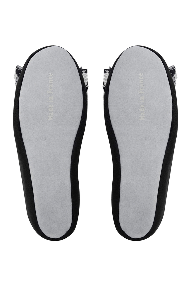 Женские чёрные тапочки 5