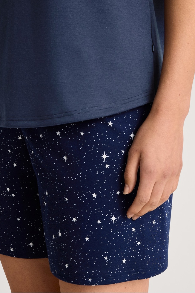  Женская хлопковая пижама с шортами  5
