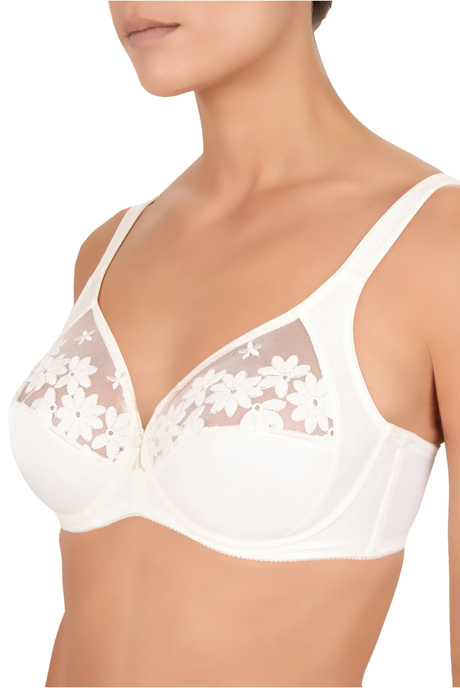  Бюстгальтер с мягкой чашкой "Ромашка" Swiss broderie 2