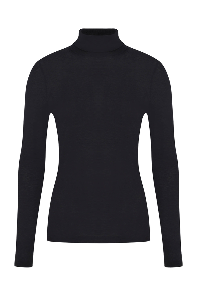 Женский чёрный джемпер 5