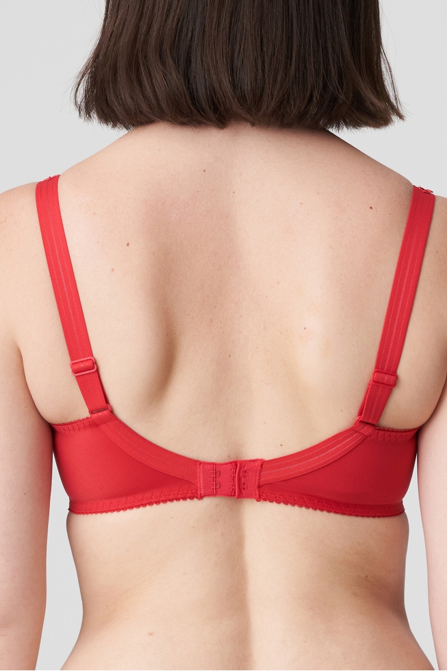 Красный бюстгальтер с мягкими чашками plus size 5