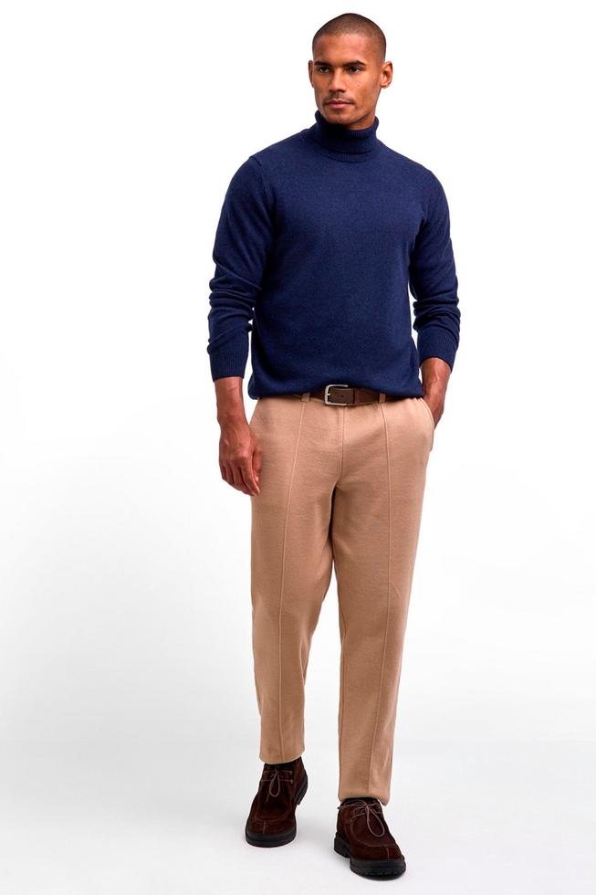 Водолазка мужская синяя из шерсти 3