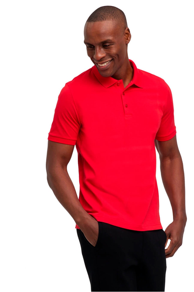 Мужское красное поло 1