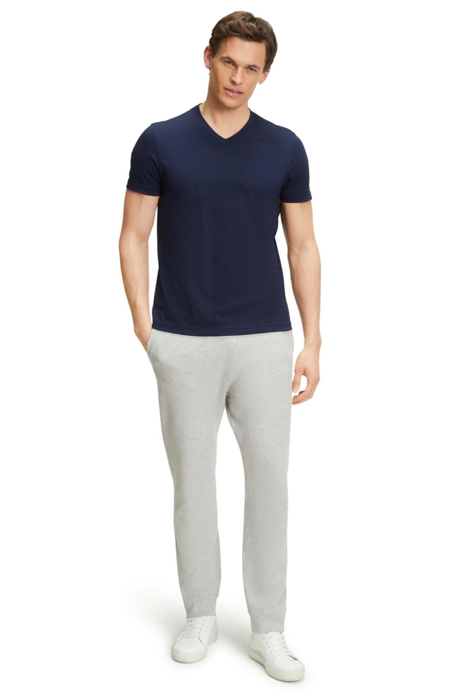 Футболка мужская синяя из хлопка PIMA COTTON 3