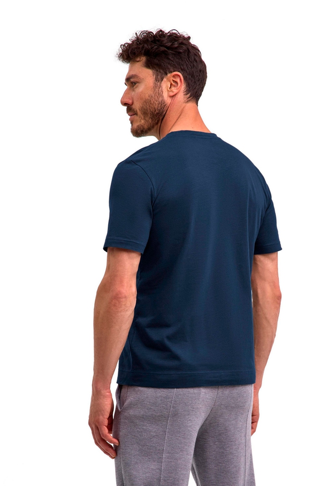 Мужская синяя футболка 2