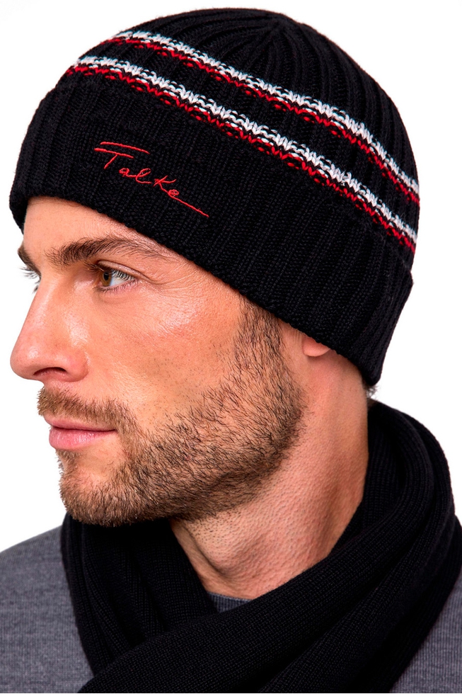 Мужская шапка из шерсти  2