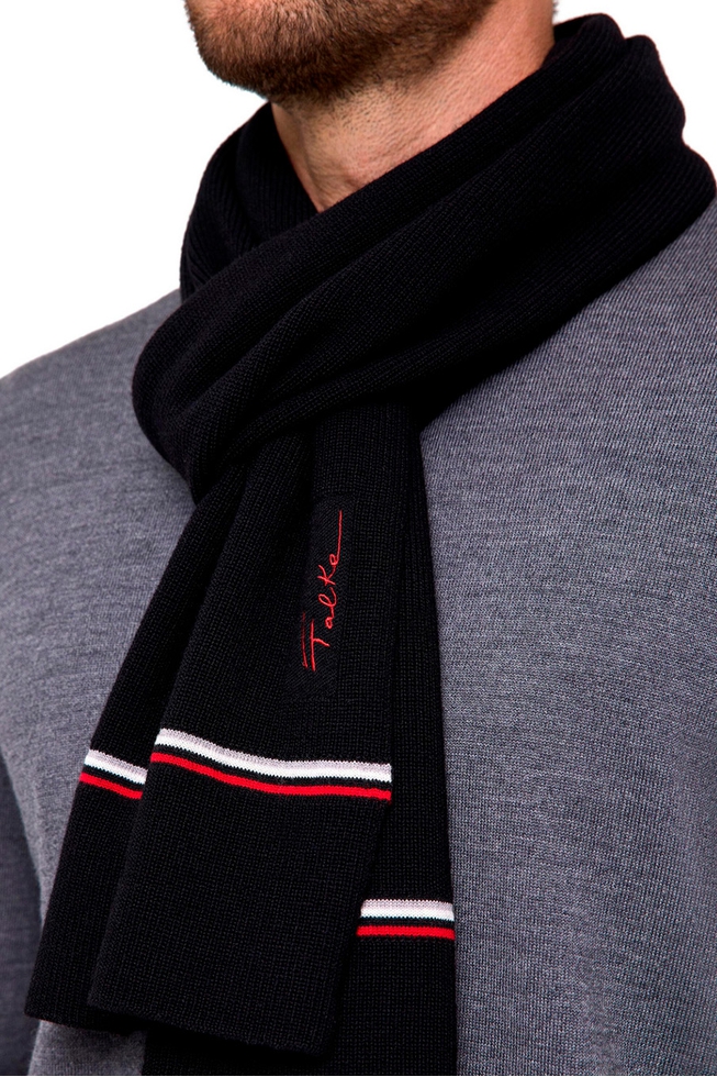 Мужской шарф с шерстью  2