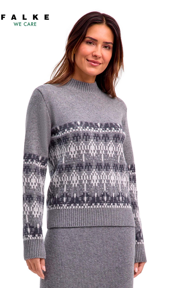 Свитер женский серый 1