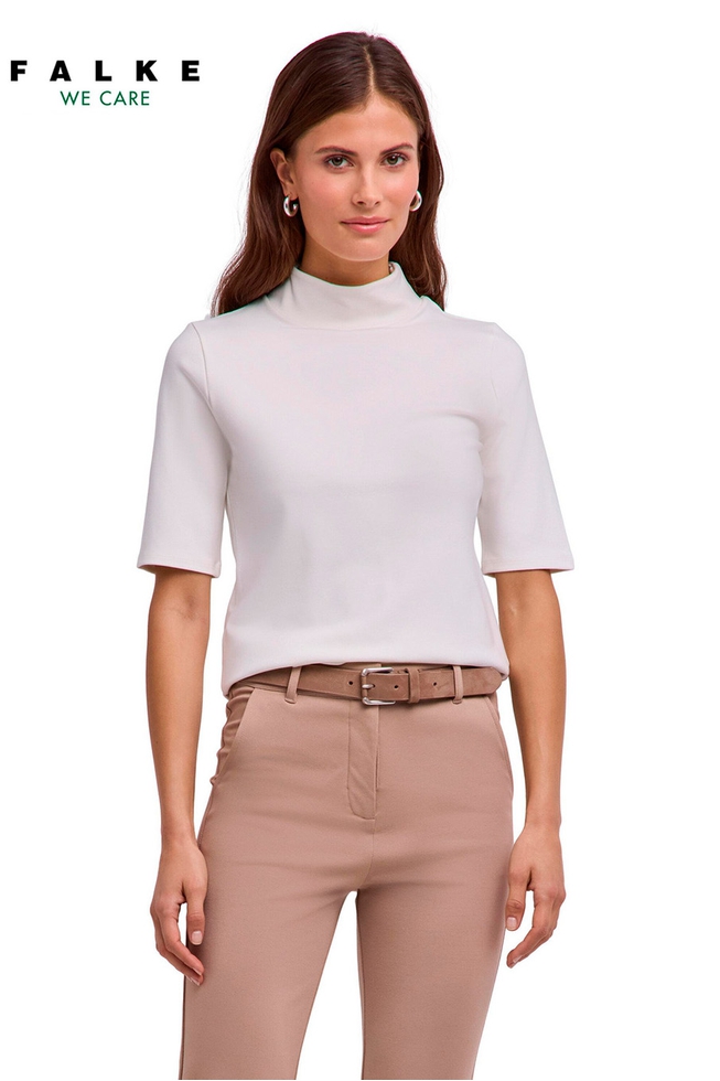 Женская белая водолазка 1