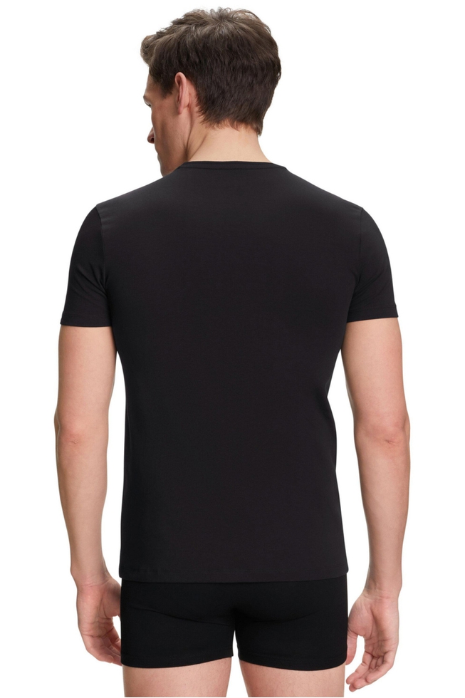 Комплект футболок мужских черных из хлопка 2 шт. 2