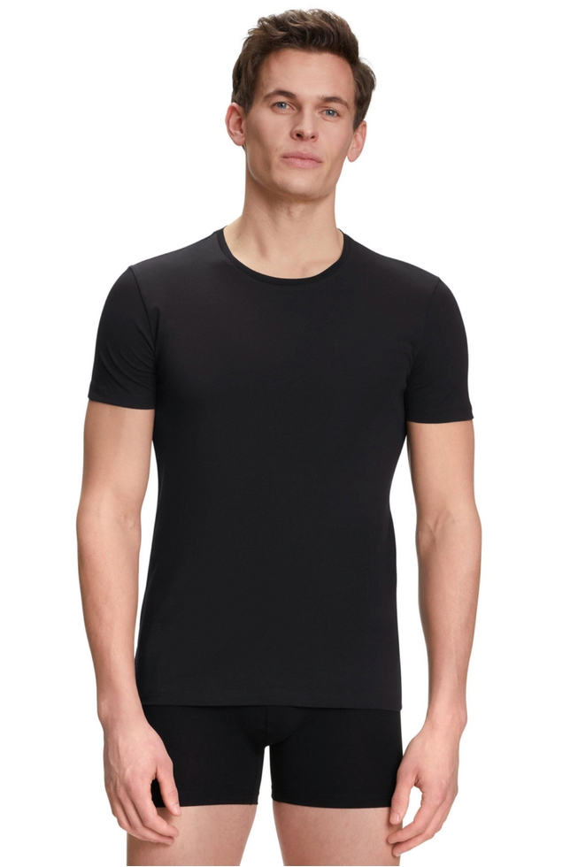 Комплект футболок мужских черных из хлопка 2 шт. 1