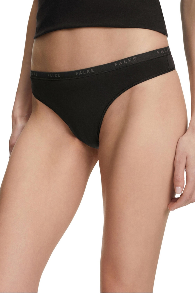 Набор женских черных трусов-танга 2 шт. Daily Comfort 1