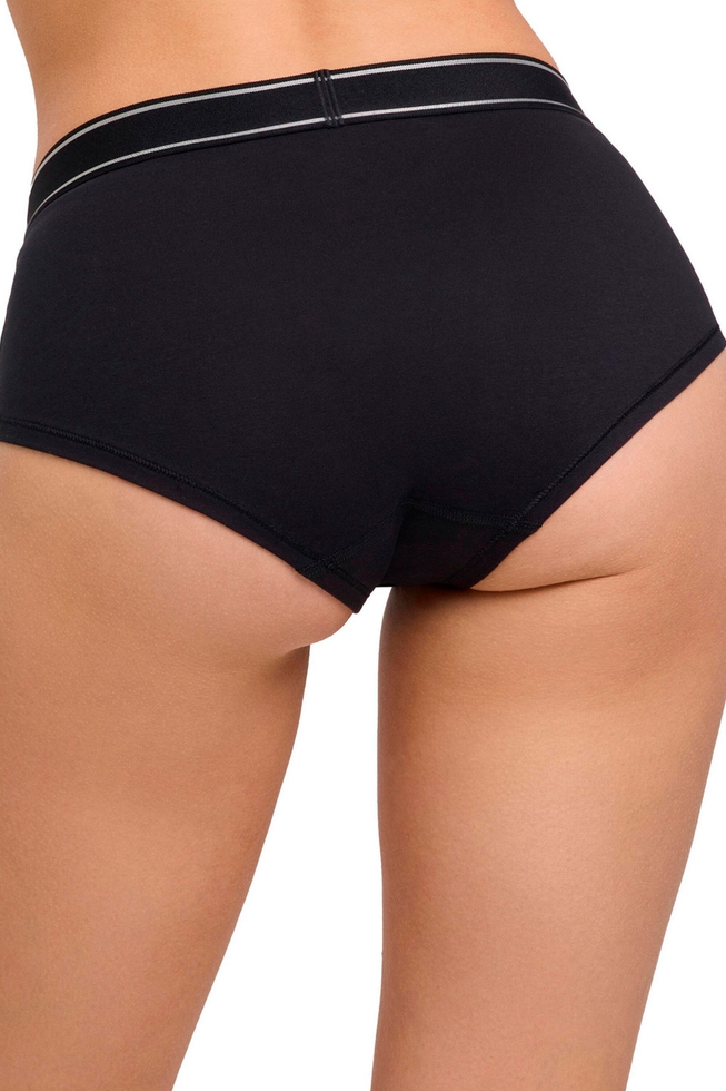 Набор женских чёрных трусов-хипстеров 2 шт. 2