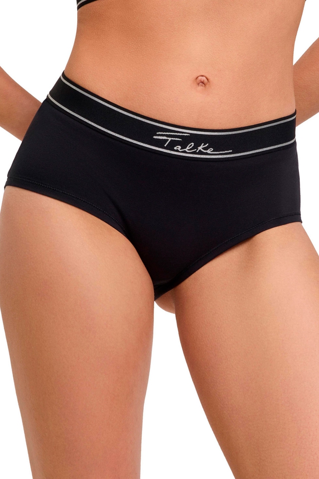 Набор женских чёрных трусов-хипстеров 2 шт. 1