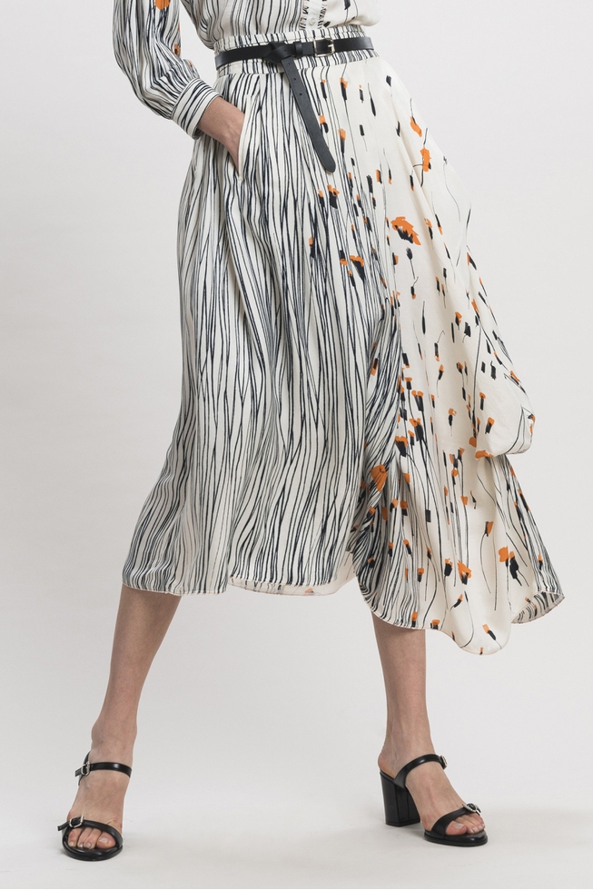 Юбка миди с принтом 2