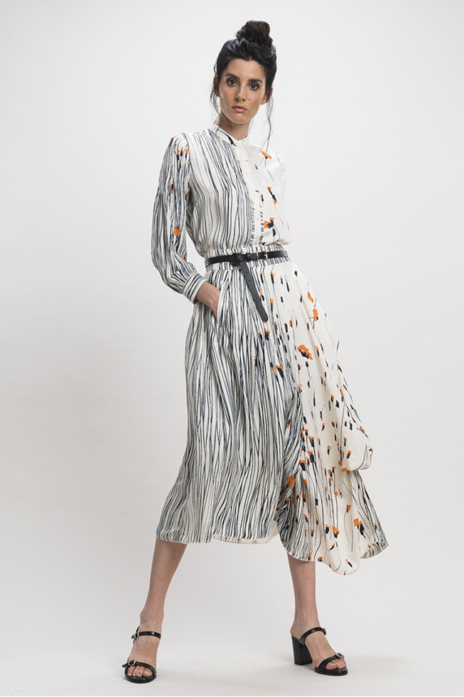 Юбка миди с принтом 1