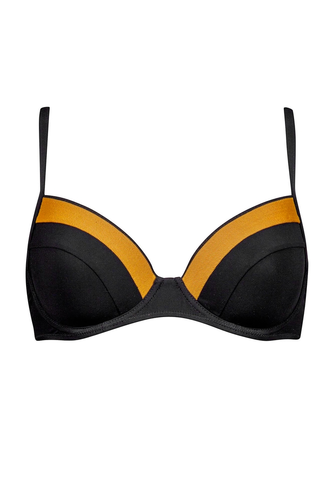 Купальный лиф с плотными чашками 1