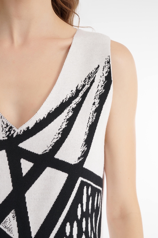 Женский белый топ 5