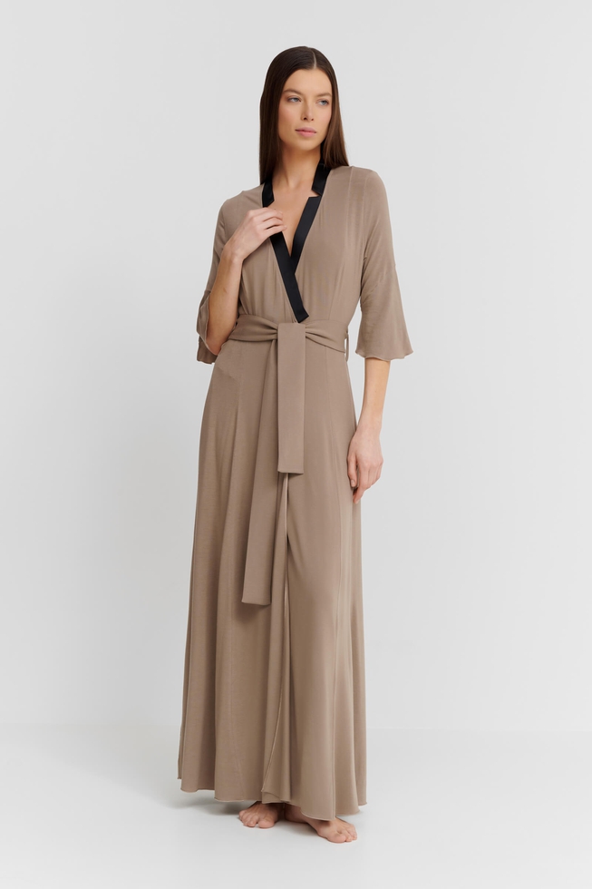 Женский длинный халат 1