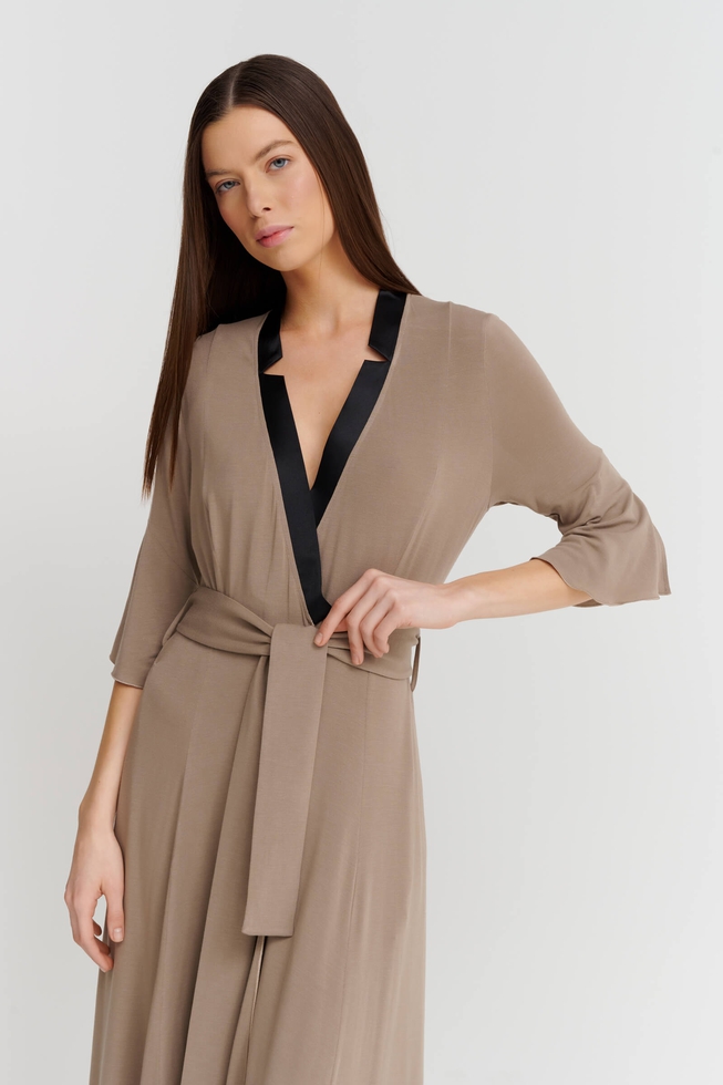 Женский длинный халат 3