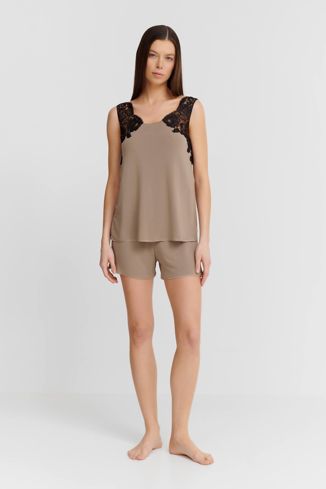 Женская пижама с шортами 1