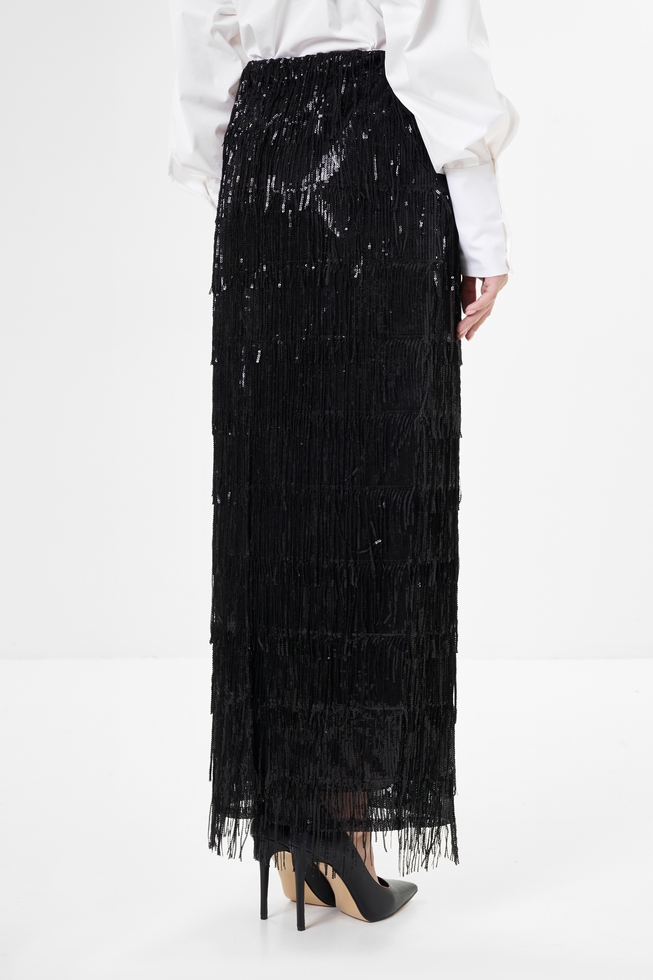 Длинная черная юбка 2