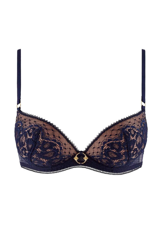 Кружевной бюстгальтер с плотными чашками 1