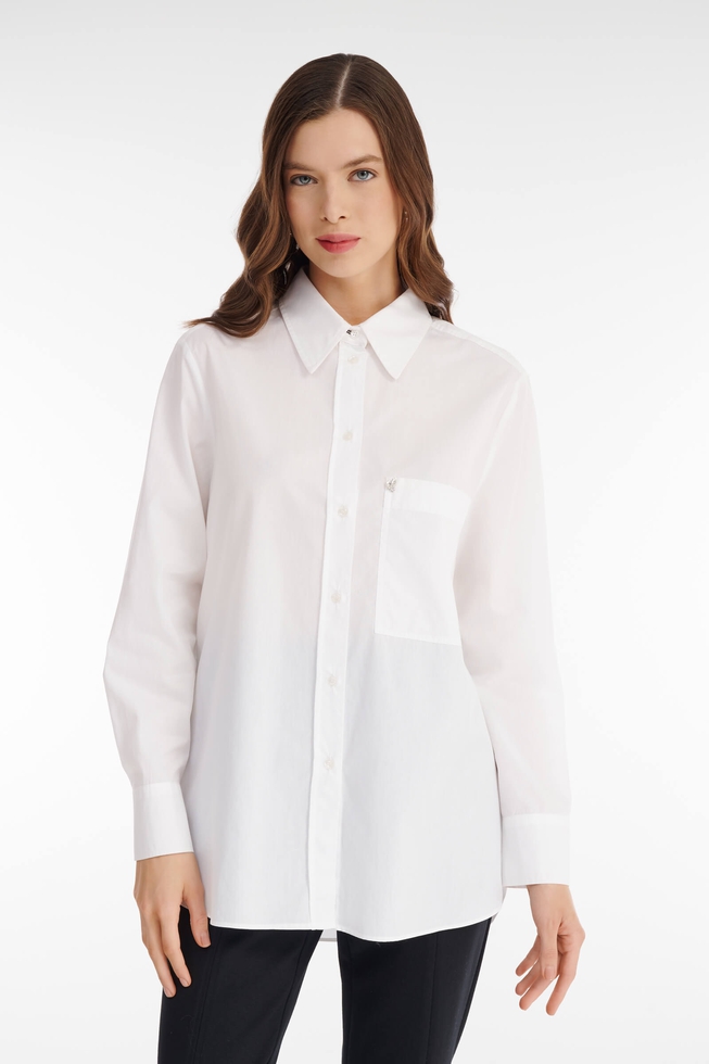 Женская белая блузка 1