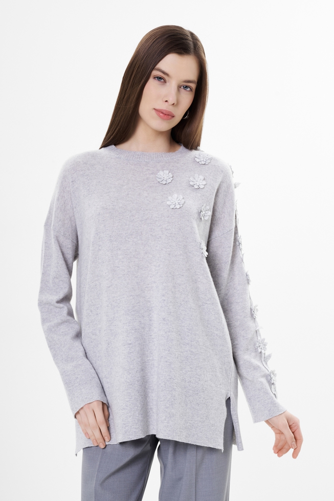 Женский джемпер с шерстью  1