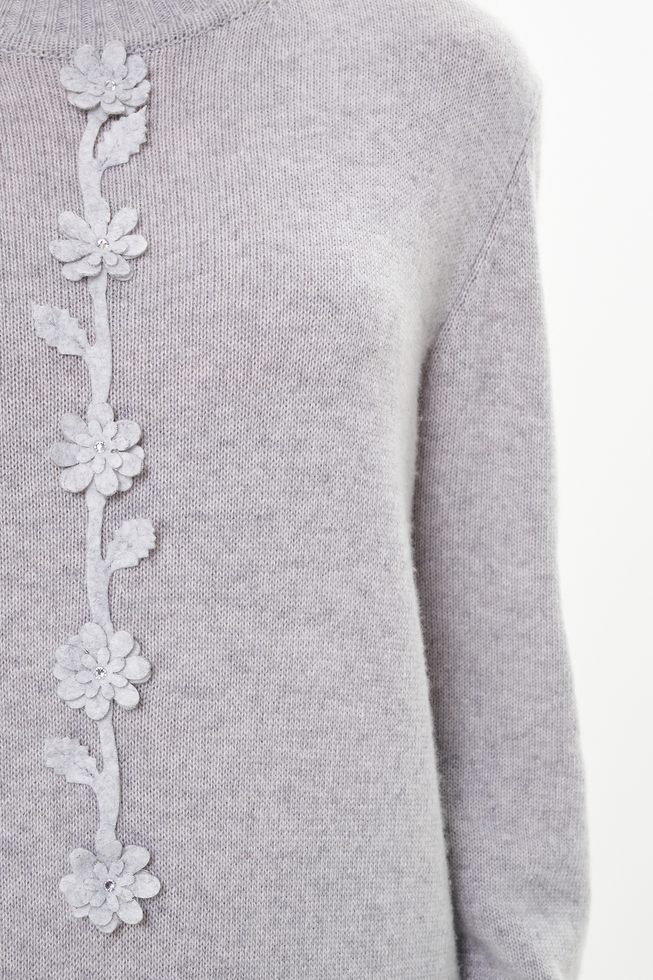 Длинное трикотажное платье  4