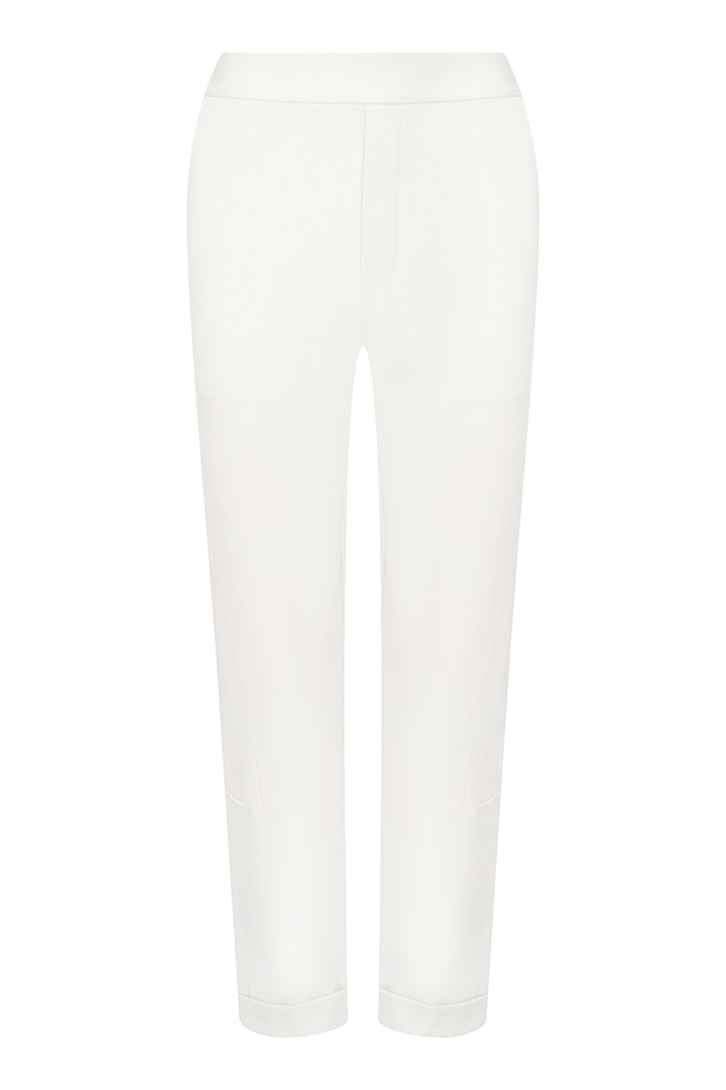 Женские белые брюки 5